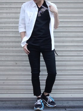 「ROSTER SOX（ロスターソックス）のアイテム（レッグウェア）」を使った、Ryotaさん（メンズ・170cm）の春コーディネート