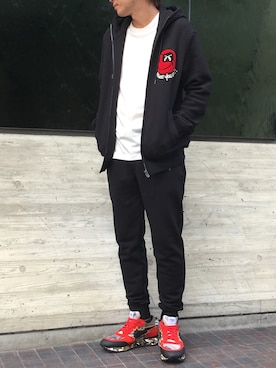 「roar（ロアー）のアイテム」を使った、Ryotaさん（メンズ・170cm）の秋コーディネート