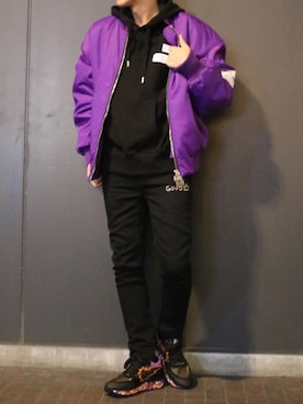 「GCDS」｜Ryotaさん（メンズ・170cm）の秋コーディネート
