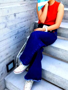 みちゃきさん（レディース・154cm）の夏コーディネート