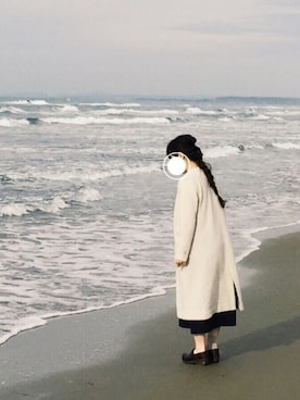 「susuri（ススリ）のアイテム」を使った、mugiさん（レディース・150cm）の冬コーディネート