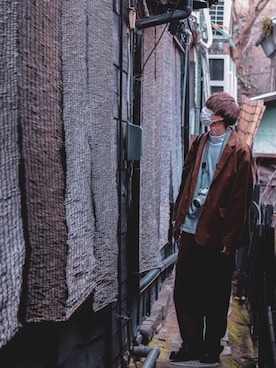 「FREAK'S STORE（フリークスストア）のアイテム（テーラードジャケット）」を使った、ユウさん（メンズ・175cm）の春コーディネート