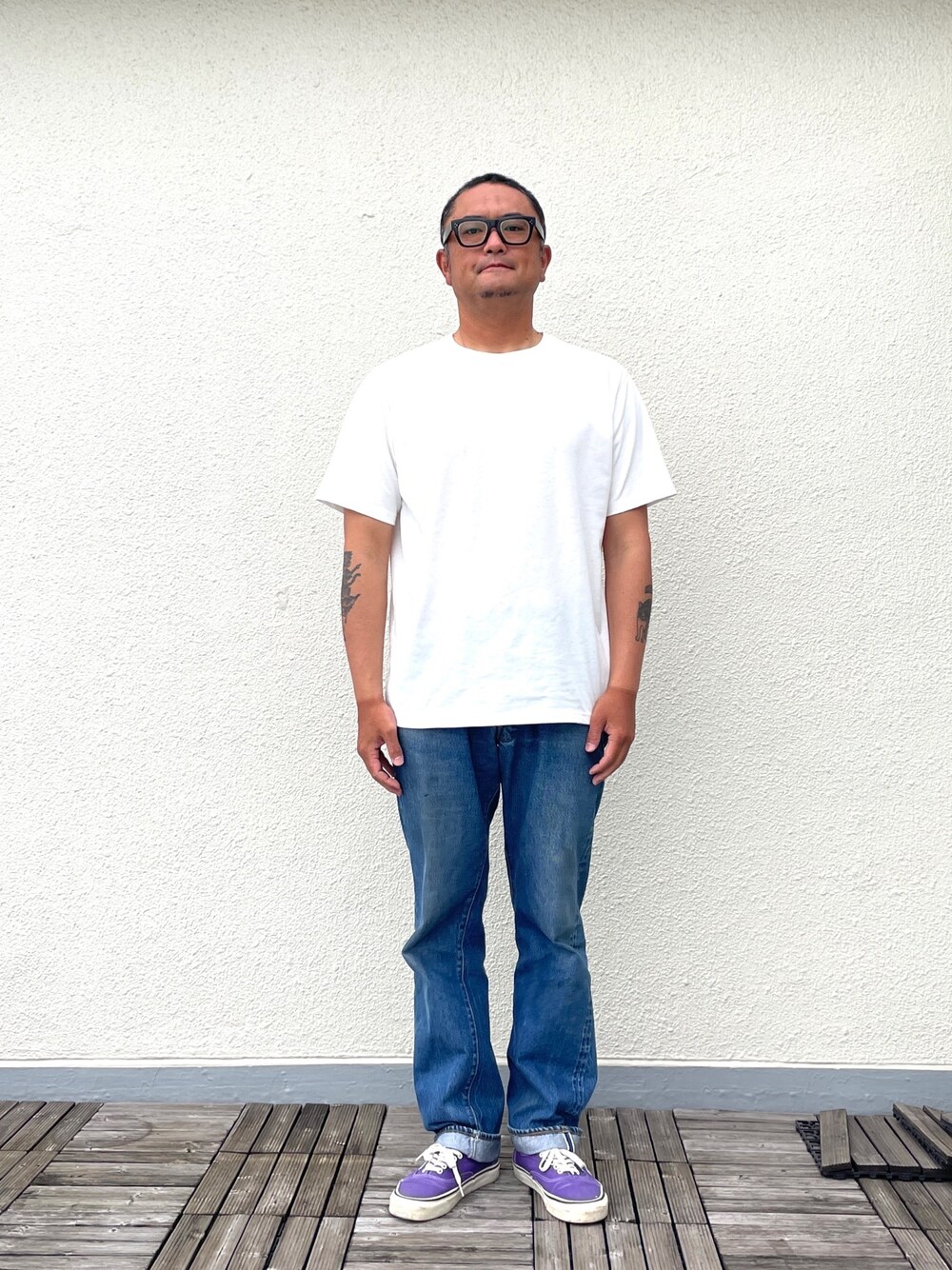 saitoh_no_gohanさんの「UR Lab.　ヒヤサラクールTシャツ(半袖)（UR Lab.）」を使ったコーディネート