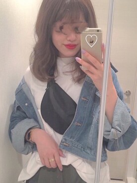 「Daniel Wellington（ダニエルウェリントン）の販売終了クラシックペティット アッシュフィールド32mm（アナログ腕時計）」を使った、aoさん（レディース・164cm）の春コーディネート