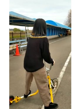 空太郎さん（レディース・159cm）の冬コーディネート