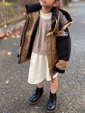 「Right-on（ライトオン）のアイテム（ワンピース/ドレス）」を使った、𖣔 𝕒𝕚 𖣔さん（レディース・155cm）の秋コーディネート