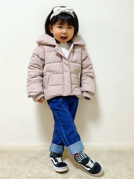 「Right-on（ライトオン）のアイテム（その他アウター）」を使った、𖣔 𝕒𝕚 𖣔さん（レディース・155cm）の秋コーディネート