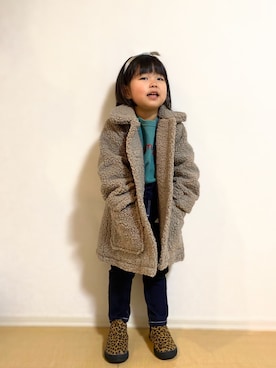 「Right-on（ライトオン）のアイテム（その他アウター）」を使った、𖣔 𝕒𝕚 𖣔さん（レディース・155cm）の秋コーディネート