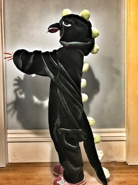 「Iのアイテム（ジャケット/アウター、グレー系）」を使った、Mi_homeさん（キッズ）の冬コーディネート