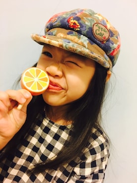 「no brand（ノーブランド）のアイテム（帽子、その他）」を使った、Mi_homeさん（キッズ）の冬コーディネート