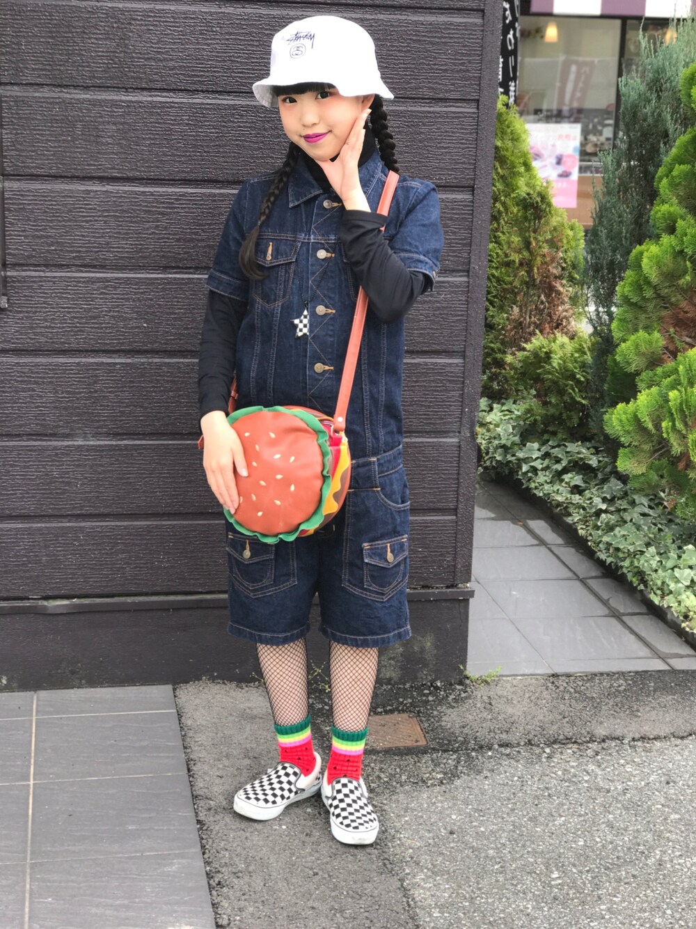 「Candy Stripperのアイテム（バッグ、その他）」を使った、はる🐼🌈さん（レディース・146cm）の春コーディネートの1枚目の写真