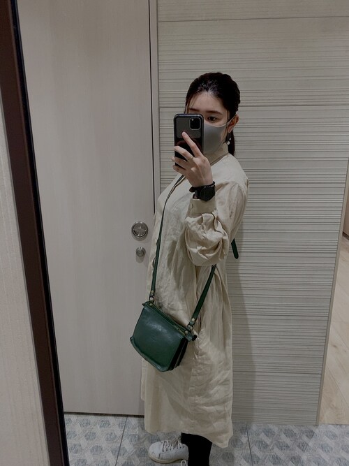 響 Dantonのシャツワンピースを使ったコーディネート Wear