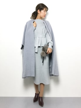 「DEICY（デイシー）のアイテム（その他アウター）」を使った、yukiさん（レディース・169cm）の冬コーディネート
