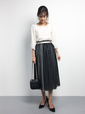 「STUDIOUS(ステュディオス)のアイテム」を使った、yukiさん(レディース・169cm)の春コーディネート