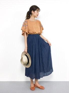 yukiさん（レディース・169cm）の夏コーディネート