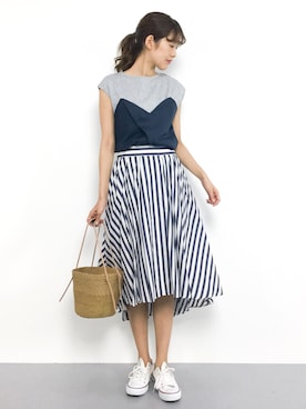 yukiさん（レディース・169cm）の夏コーディネート