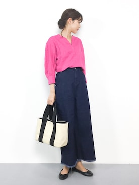 「Te chichi TERRASSE（テチチテラス）のアイテム」を使った、yukiさん（レディース・169cm）の夏コーディネート
