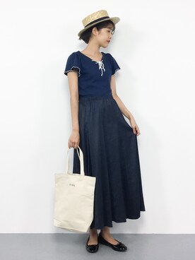 yukiさん（レディース・169cm）の夏コーディネート