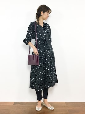 「YAHKI（ヤーキ）のYAHKI YH-132（ショルダーバッグ）」を使った、yukiさん（レディース・169cm）の夏コーディネート