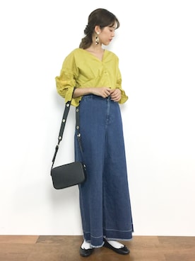「MACKINTOSH PHILOSOPHY（ﾏｯｷﾝﾄｯｼｭ ﾌｨﾛｿﾌｨｰ）のアイテム」を使った、yukiさん（レディース・169cm）の夏コーディネート
