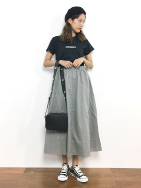 「MACKINTOSH PHILOSOPHY（ﾏｯｷﾝﾄｯｼｭ ﾌｨﾛｿﾌｨｰ）のアイテム」を使った、yukiさん（レディース・169cm）の夏コーディネート