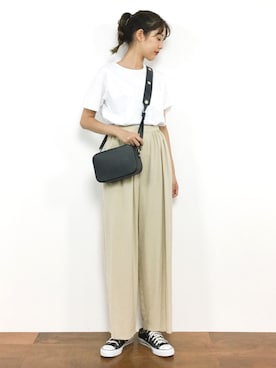 「MACKINTOSH PHILOSOPHY（ﾏｯｷﾝﾄｯｼｭ ﾌｨﾛｿﾌｨｰ）のアイテム」を使った、yukiさん（レディース・169cm）の夏コーディネート
