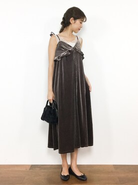 「レースタンク」｜yukiさん（レディース・169cm）の夏コーディネート