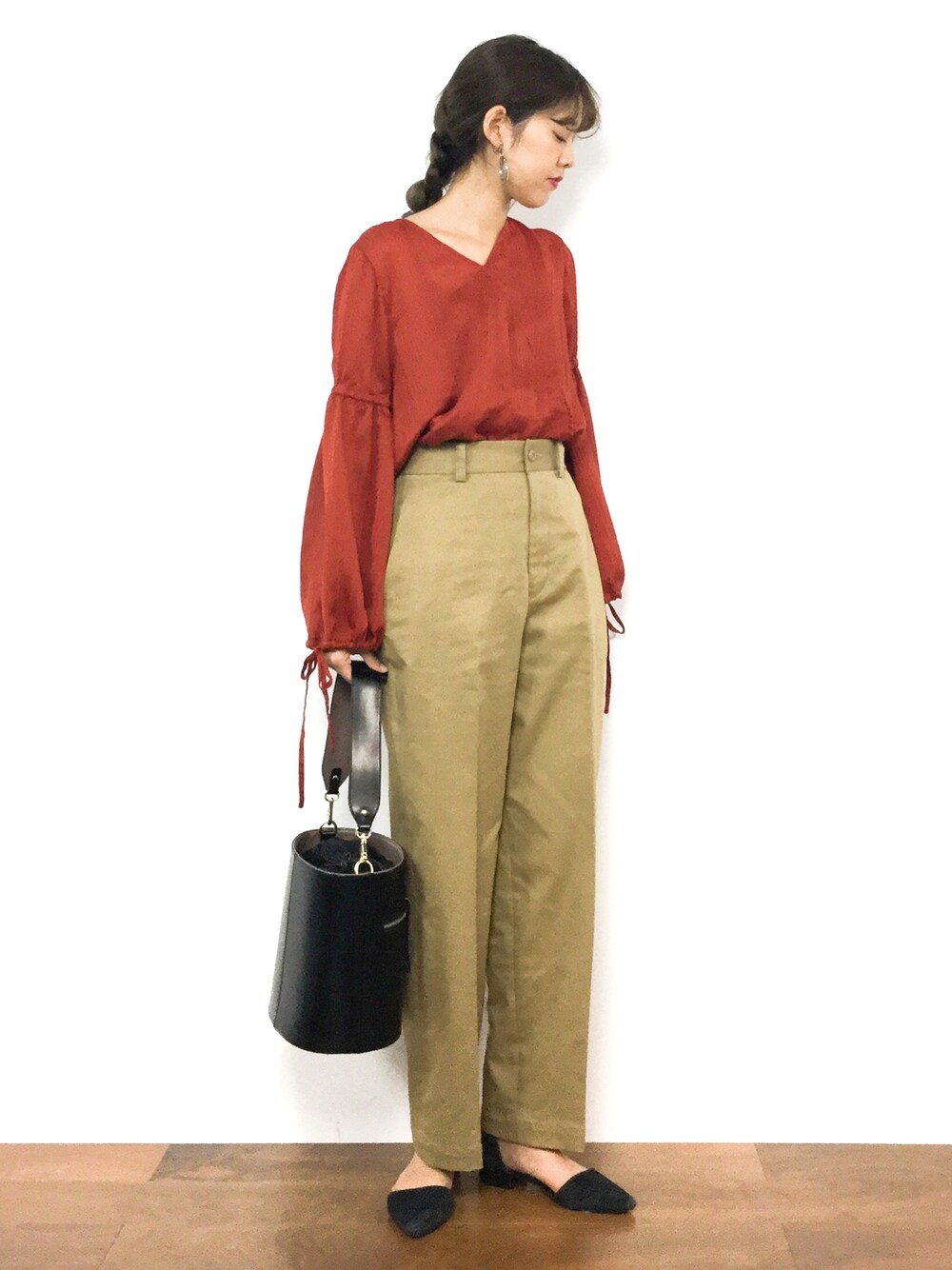 Khaju - 新品khajuカシュクールブラウス Khaju（カージュ）の「Khaju:楊柳カシュクールブラウス