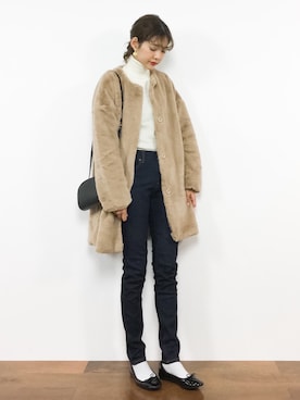 「rps（アールピーエス）のアイテム（その他アウター）」を使った、yukiさん（レディース・169cm）の秋コーディネート