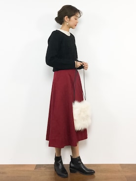 「夢展望（ユメテンボウ）のアイテム」を使った、yukiさん（レディース・169cm）の秋コーディネート