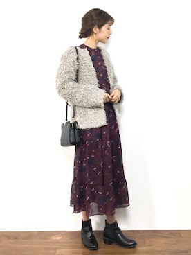 「BASE（ベース）のアイテム」を使った、yukiさん（レディース・169cm）の秋コーディネート