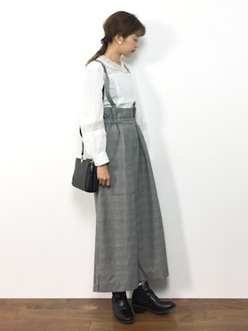 「BASE（ベース）のアイテム」を使った、yukiさん（レディース・169cm）の秋コーディネート