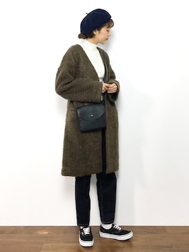 「TONE SELECT GOODS（トーンセレクトグッズ）のアイテム」を使った、yukiさん（レディース・169cm）の秋コーディネート