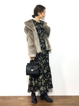 yukiさん（レディース・169cm）の冬コーディネート