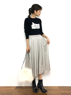 yukiさん(レディース・169cm)の冬コーディネート