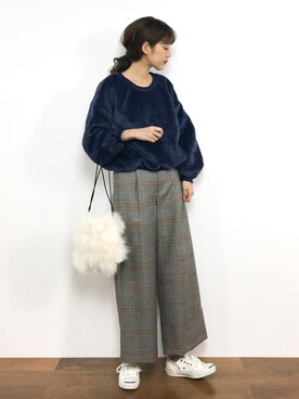 yukiさんの「【WEB限定】SMIRNASLI/Fox Fur Purse」を使ったコーディネート
