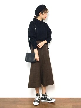 yukiさん（レディース・169cm）の冬コーディネート