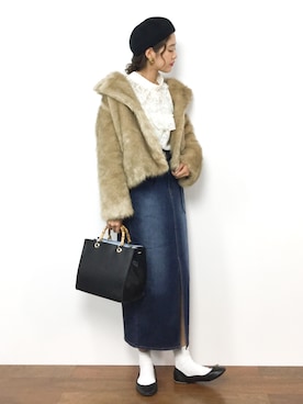 yukiさん（レディース・169cm）の冬コーディネート