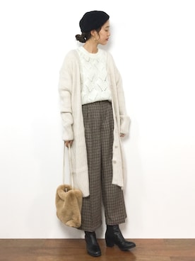 yukiさん（レディース・169cm）の冬コーディネート