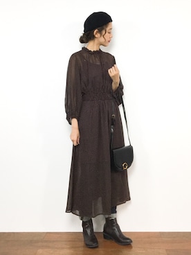 yukiさん（レディース・169cm）の冬コーディネート