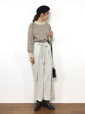 yukiさん（レディース・169cm）の冬コーディネート