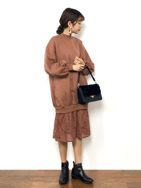 yukiさん（レディース・169cm）の冬コーディネート