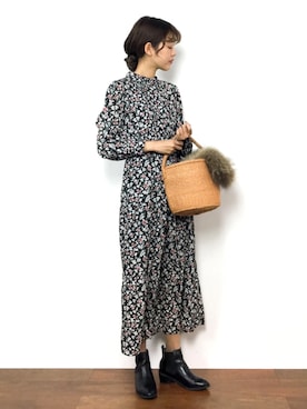 yukiさん（レディース・169cm）の冬コーディネート