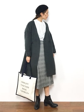 yukiさん（レディース・169cm）の冬コーディネート