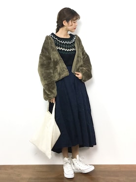 yukiさん(レディース・169cm)の冬コーディネート