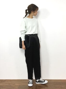 「MACKINTOSH PHILOSOPHY（ﾏｯｷﾝﾄｯｼｭ ﾌｨﾛｿﾌｨｰ）のアイテム」を使った、yukiさん（レディース・169cm）の冬コーディネート