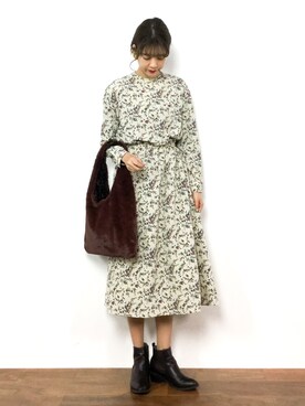 yukiさん（レディース・169cm）の冬コーディネート