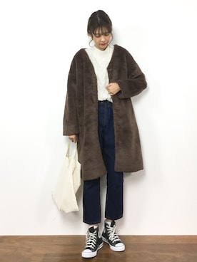 yukiさん（レディース・169cm）の冬コーディネート