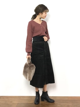 yukiさん（レディース・169cm）の冬コーディネート