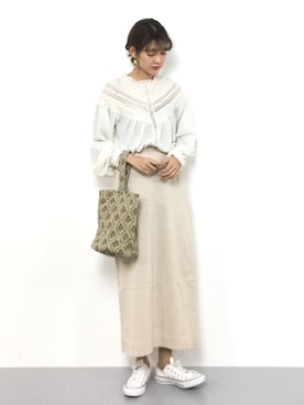 「PAR ICI（パーリッシィ）のアイテム（バッグ）」を使った、yukiさん（レディース・169cm）の冬コーディネート